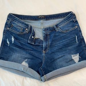 Dear John distressed jean shorts